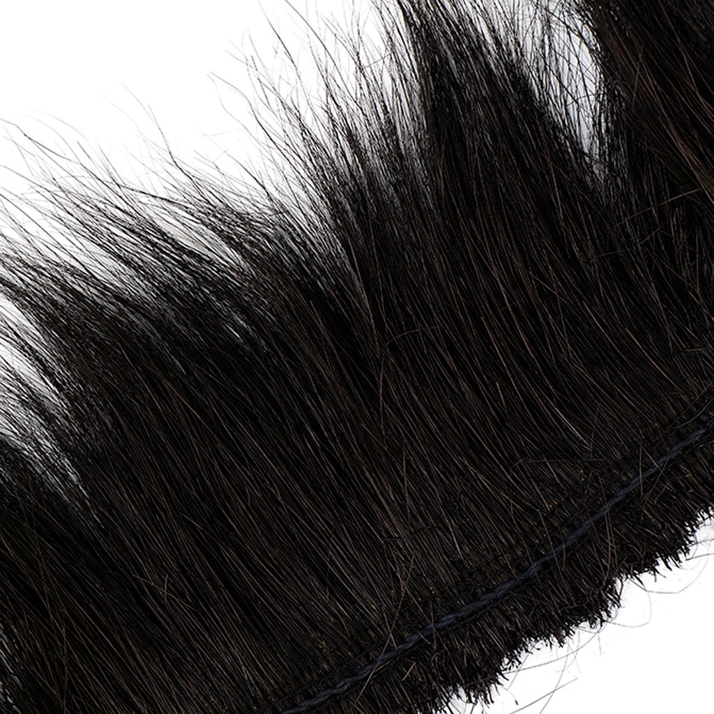 Peacock Flue (Herl) Burnt-Dyed Feathers [{WEDDING CENTERPIECES}] - Black
