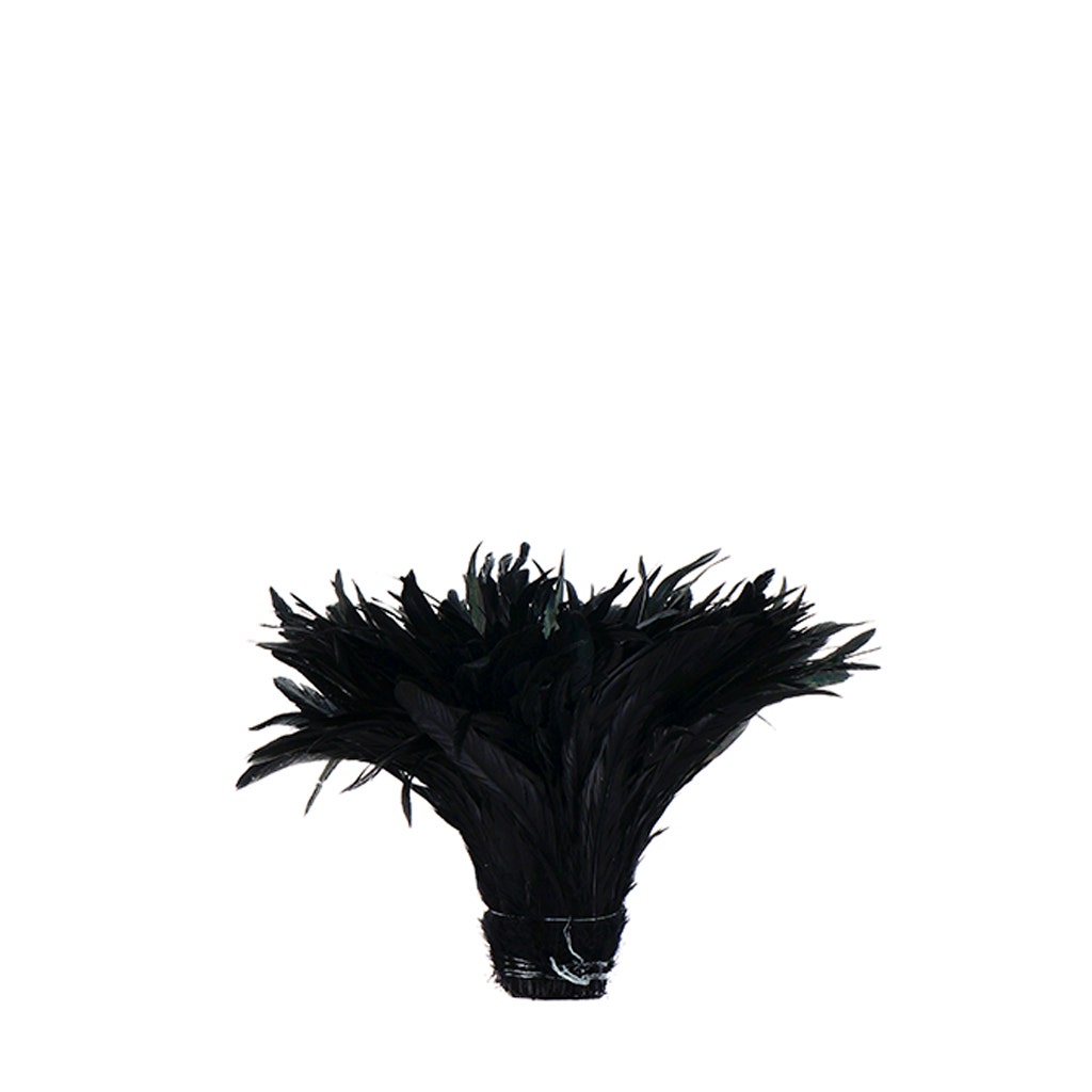 Rooster Coque Tails Feathers Dyed Over Half Bronze 9-12 " [1/4 LB Bulk]