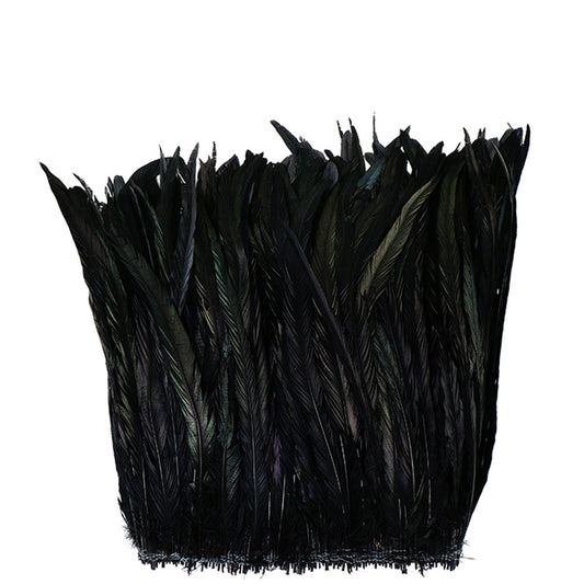 Rooster Coque Tails Feathers Dyed Over Half Bronze 13-16 " [1/4 LB Bulk]