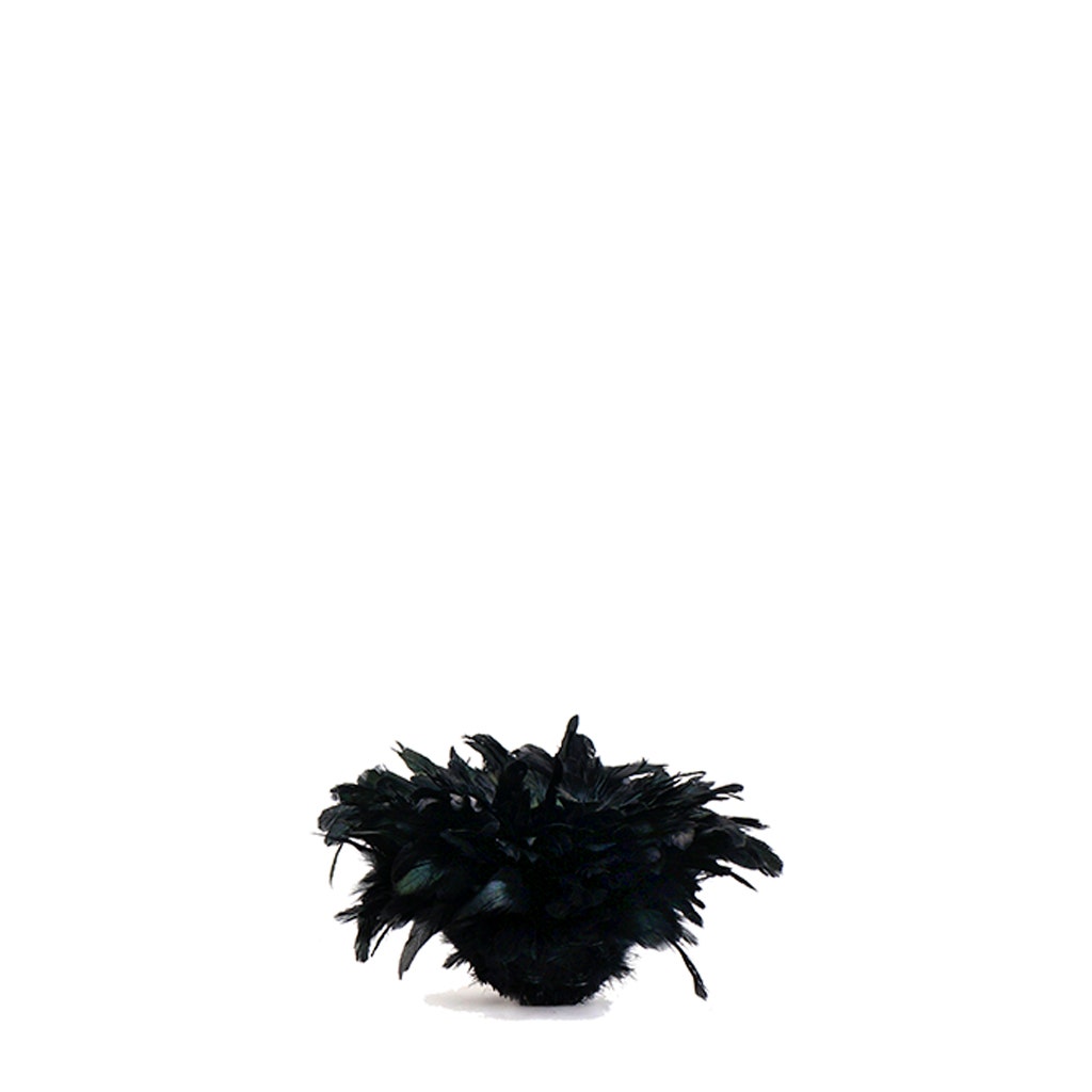 Rooster Coque Tails Feathers Dyed Over Half Bronze 3-6" [1/4 LB Bulk]