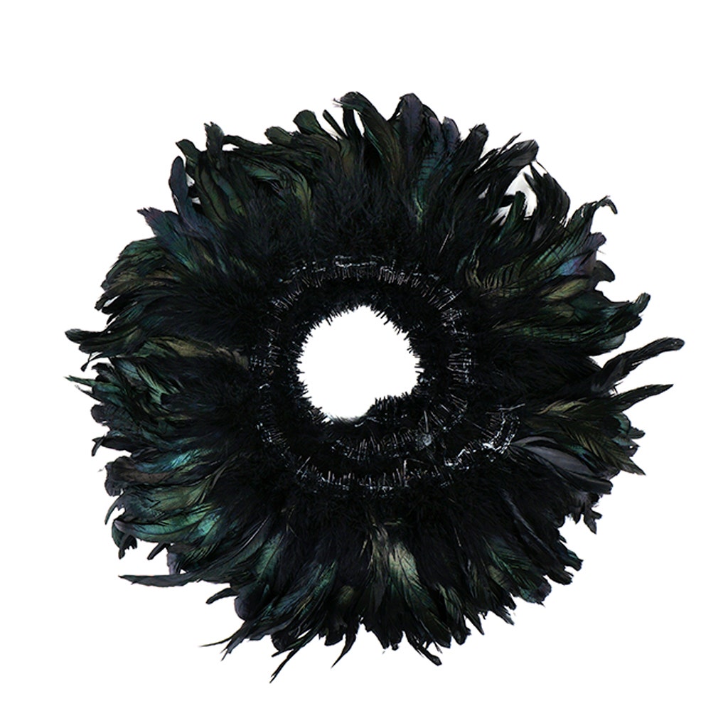 Rooster Coque Tails Feathers Dyed Over Half Bronze 3-6" [1/4 LB Bulk]