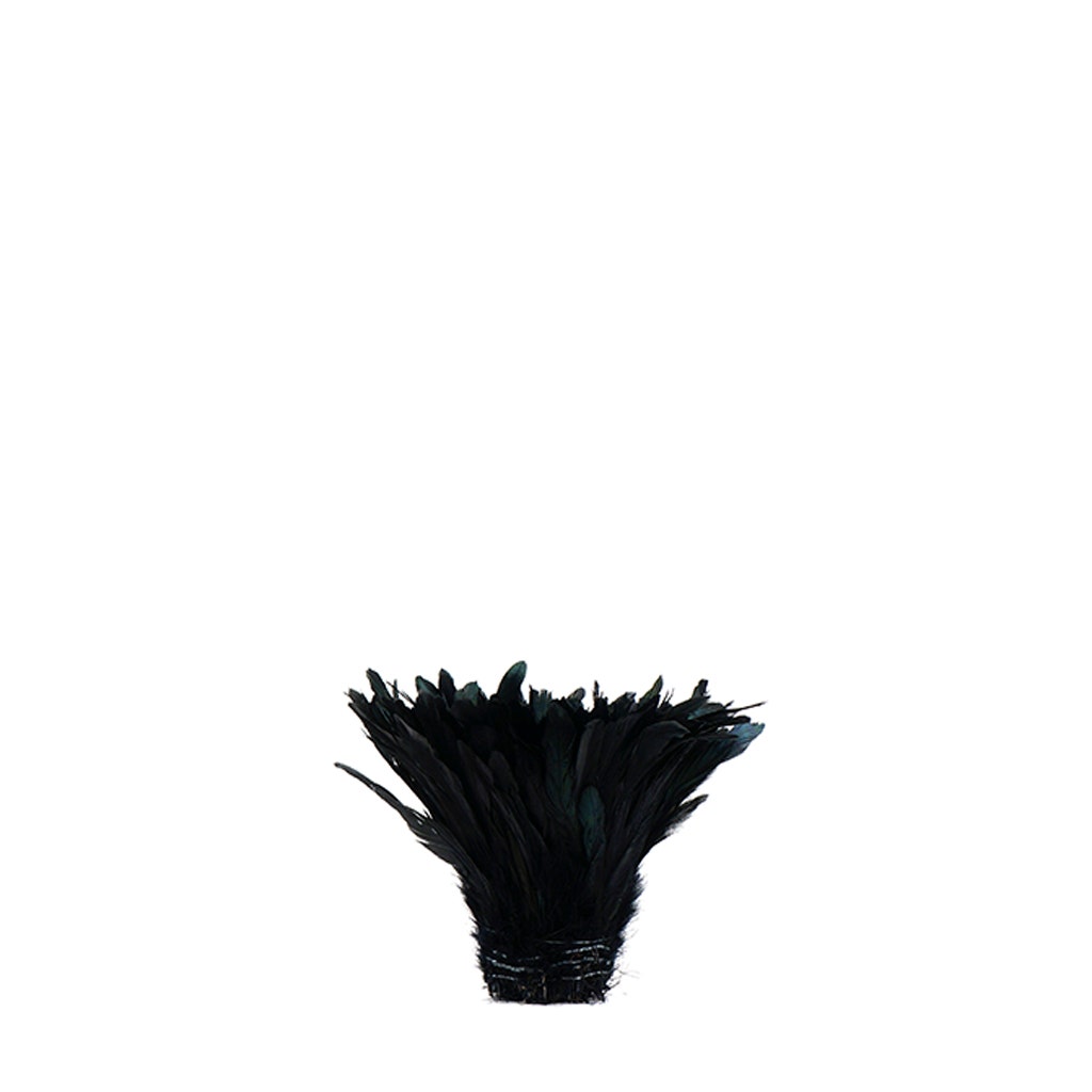 Rooster Coque Tails Feathers Dyed Over Half Bronze 5-8 " [1/4 LB Bulk]