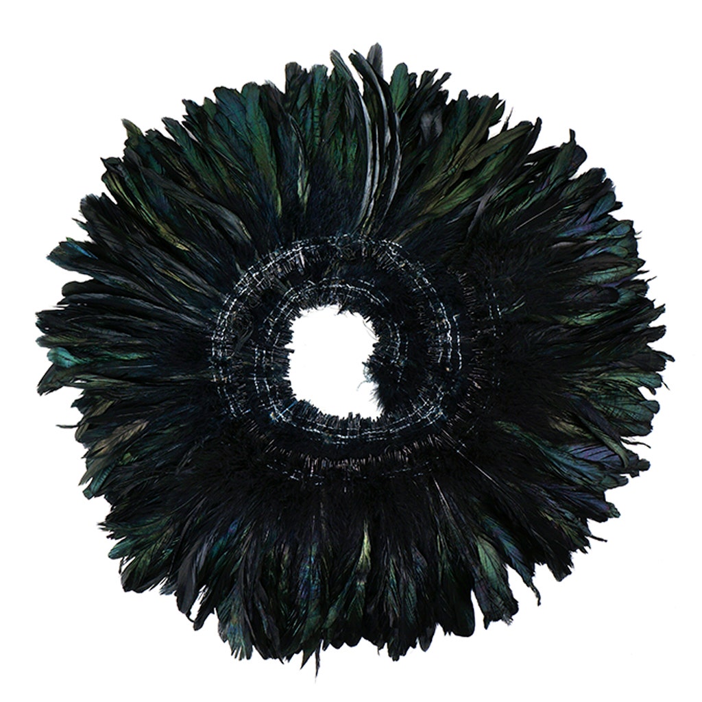 Rooster Coque Tails Feathers Dyed Over Half Bronze 5-8 " [1/4 LB Bulk]