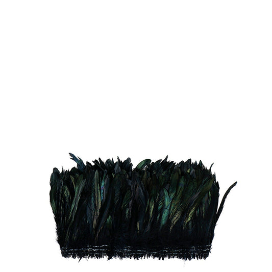 Rooster Coque Tails Feathers Dyed Over Half Bronze 5-8 " [1/4 LB Bulk]