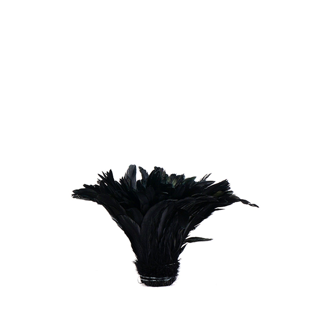 Rooster Coque Tails-Dyed - Black