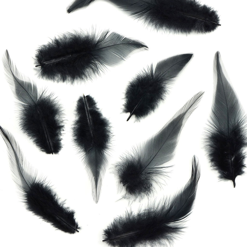 Rooster Saddles-White-Dyed - Black