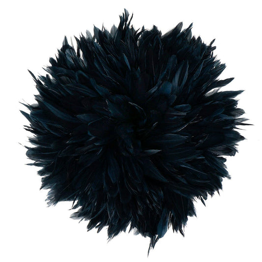 Rooster Schlappen-White-Dyed 1YD - Black