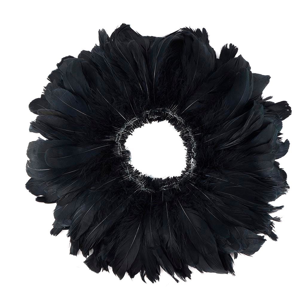 Goose Nagorie Feathers Dyed - Black