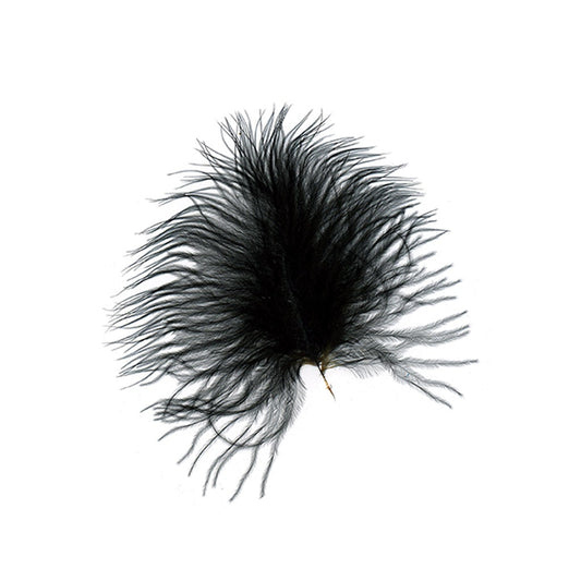 Loose Turkey Marabou Dyed - Black
