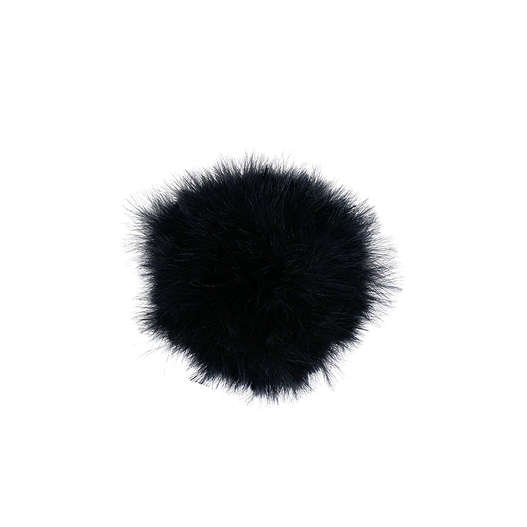 Turkey Blood-Good Quill Marabou - Black
