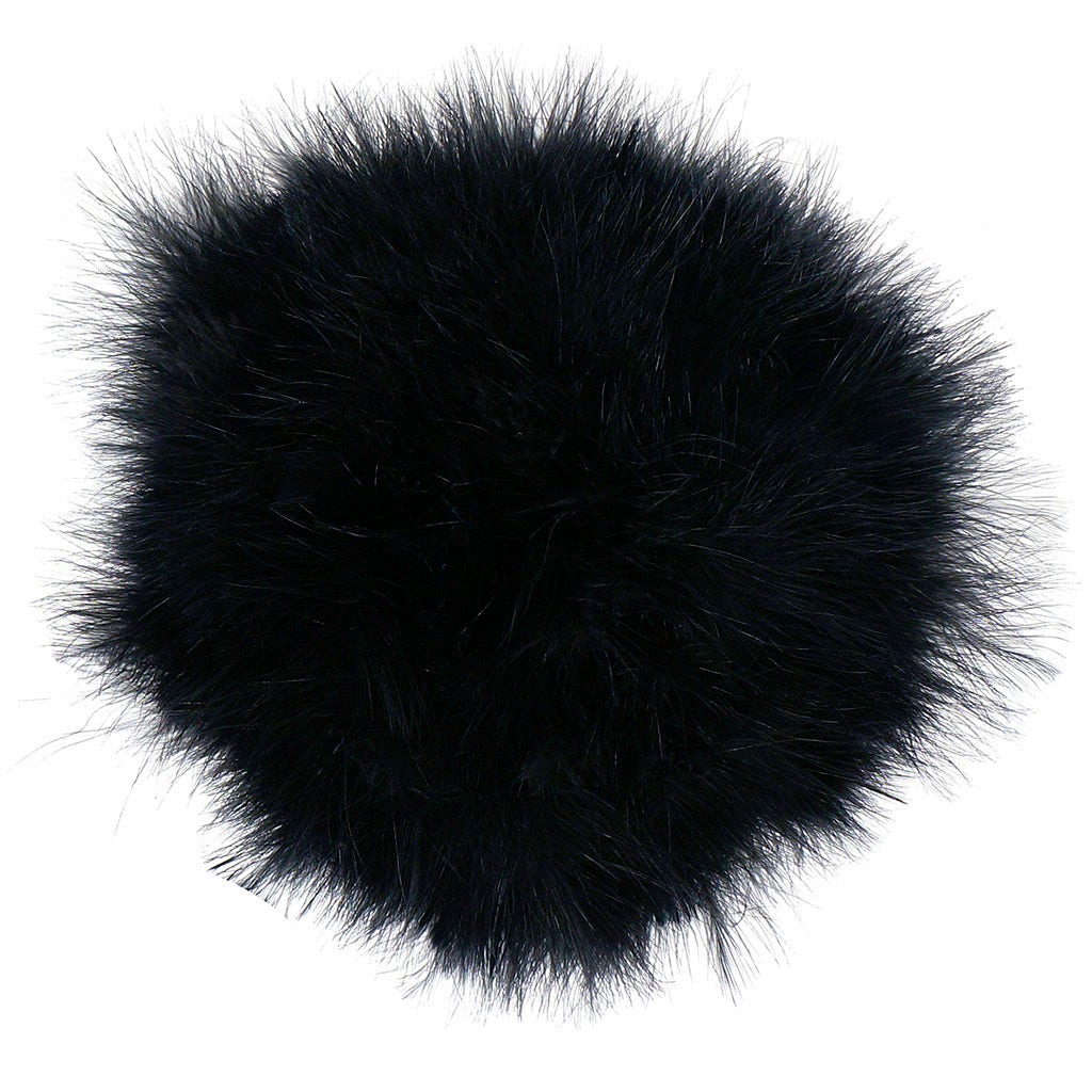 Turkey Marabou 1YD - Black