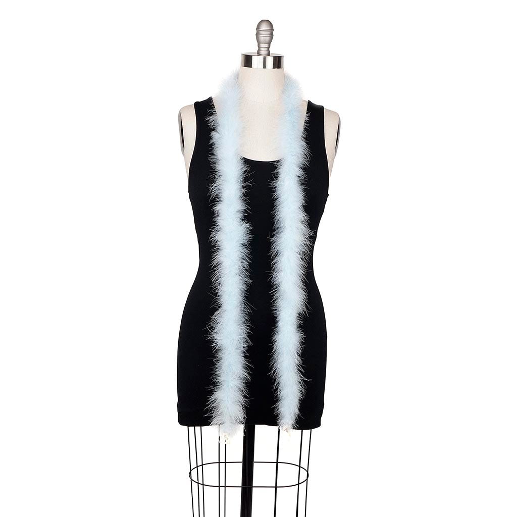 Marabou Feather Boa - Mediumweight - Light Blue