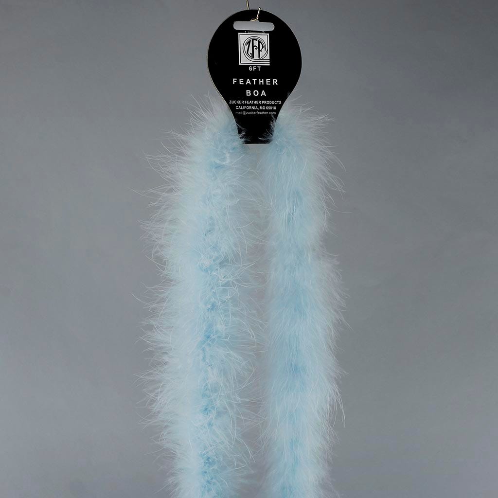 Marabou Feather Boa - Mediumweight - Light Blue