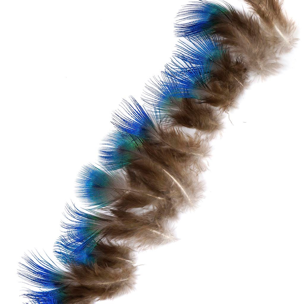 Peacock Feather Plumage-Blue [{WEDDING CENTERPIECES}] - Natural