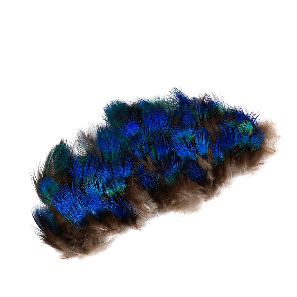 Peacock Feather Plumage-Blue [{WEDDING CENTERPIECES}] - Natural