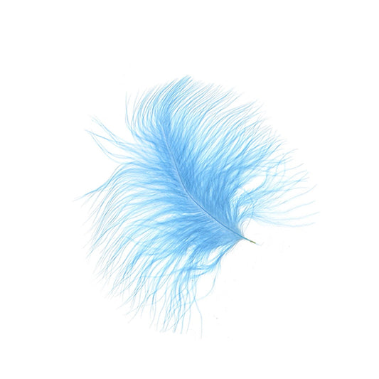 Turkey Marabou Dyed - Light Blue