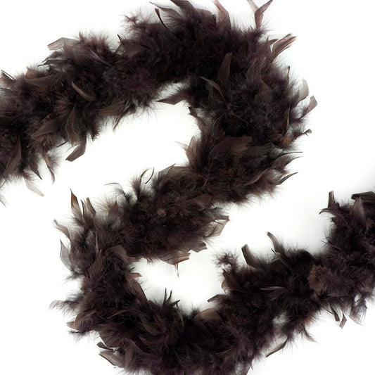 Chandelle Feather Boa - Lightweight - Brown
