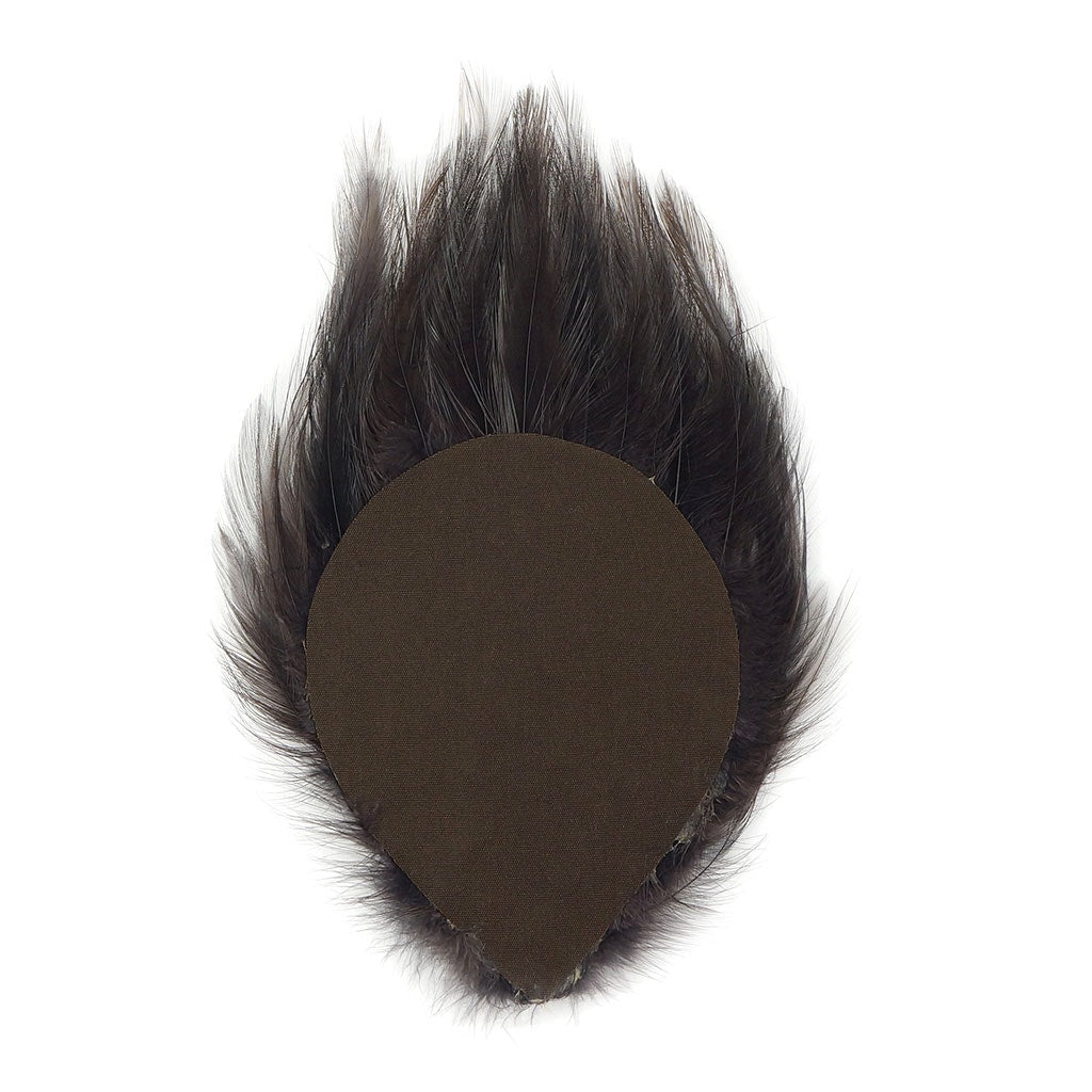 Feather Hackle Pads Dyed - Brown