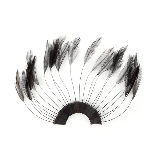 Feather Hackle Plates Solid Colors - Brown