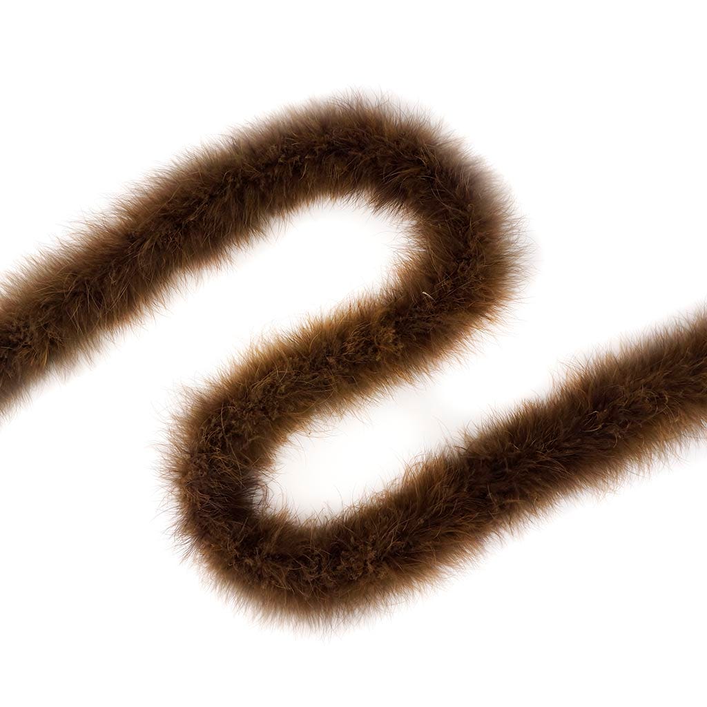 Marabou Feather Boa - Mediumweight - Brown