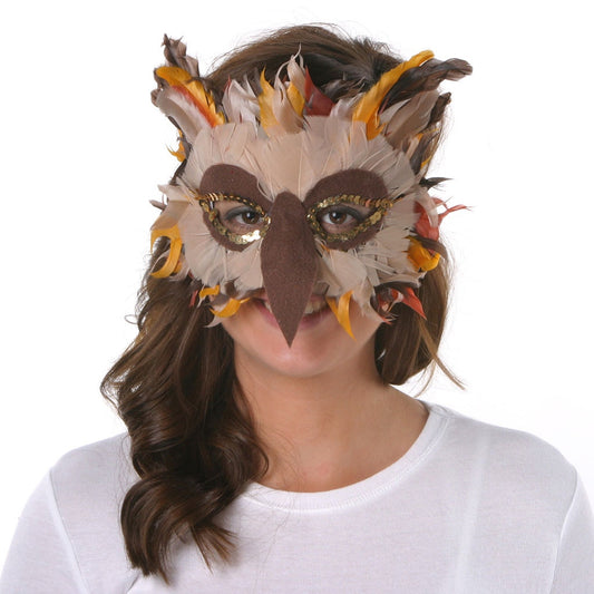 Feather Owl Mask