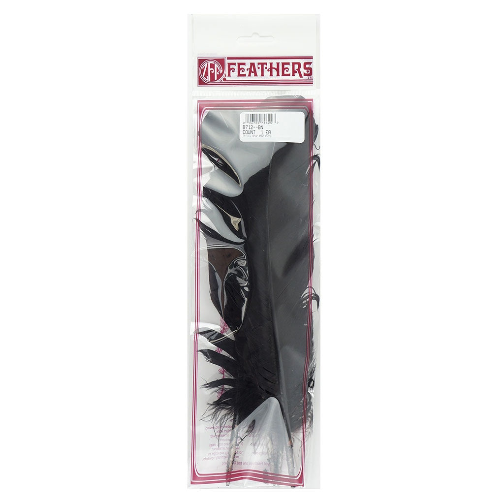 Turkey Quills Dyed Feathers - Brown