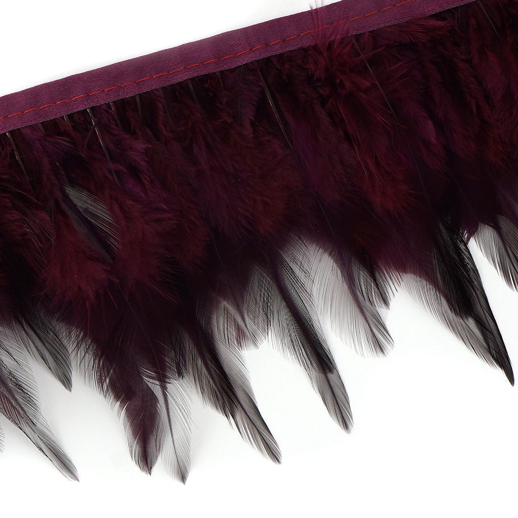 Saddle Fringe Dyed Burgundy