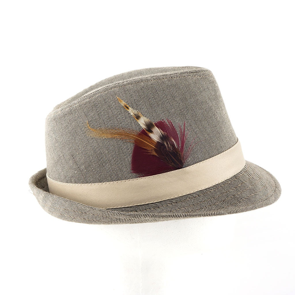 Pheasant-Turkey-Hackle Feather Hat Trims