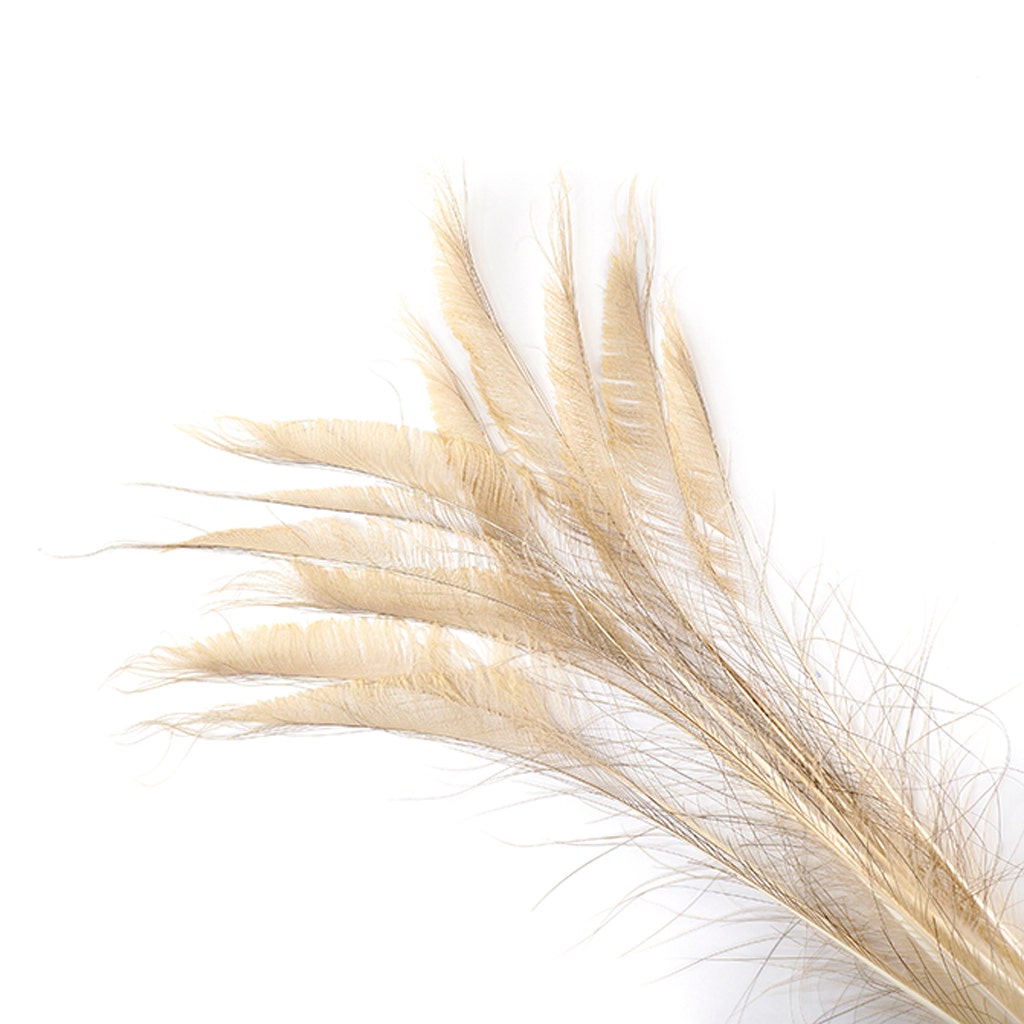 Peacock Swords Bleach Dyed - Eggshell