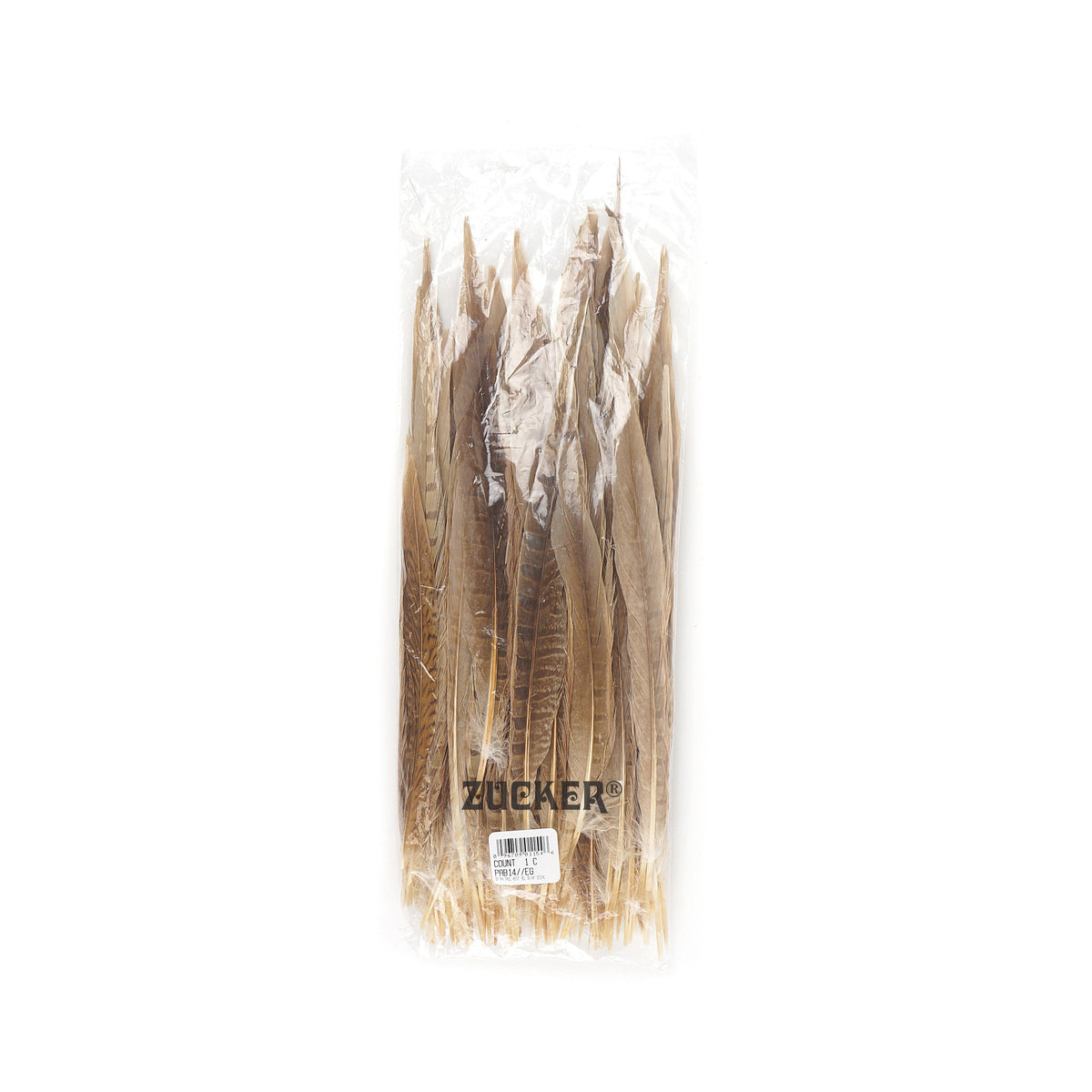 Assorted Pheasant Tails Dyed - Eggshell