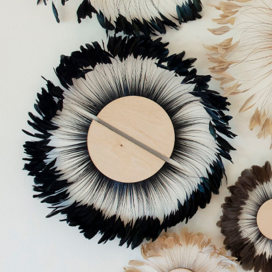 Black Feather Wall Art