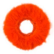 STRUNG TURKEY MARABOU BLOOD QUILL FEATHERS 4-5" - Orange