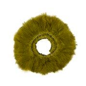 STRUNG TURKEY MARABOU BLOOD QUILL FEATHERS 4-5" - OLIVE