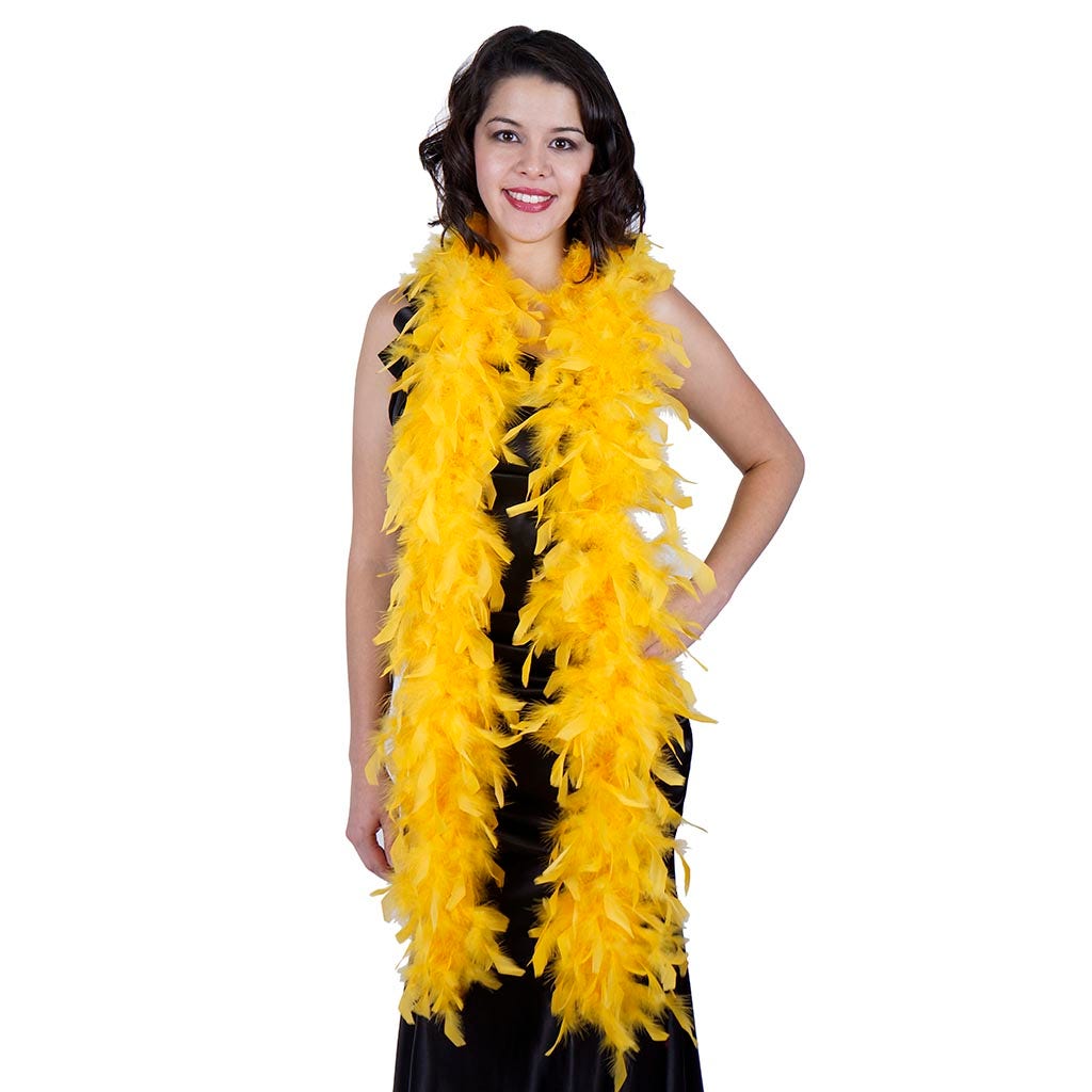 Chandelle Feather Boa - Lightweight - Gold