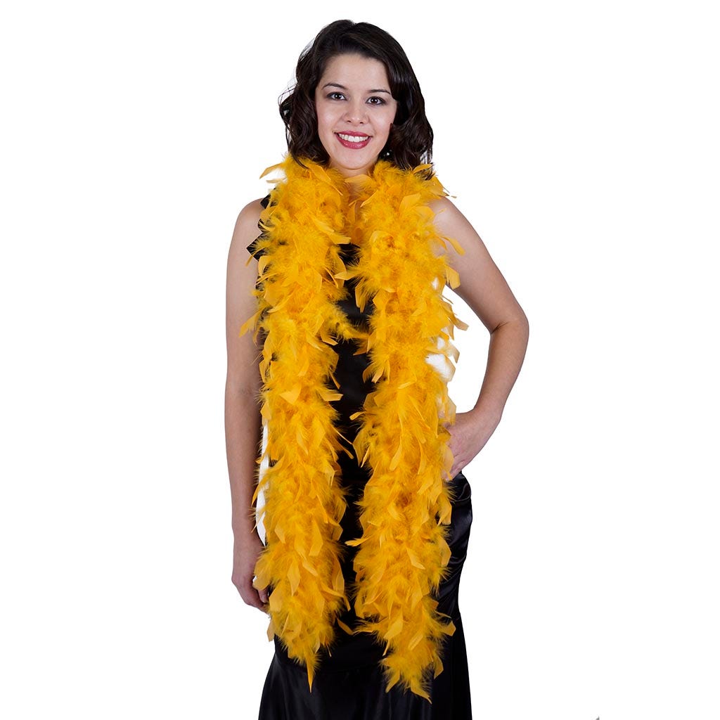 Chandelle Feather Boa - Lightweight - Marigold
