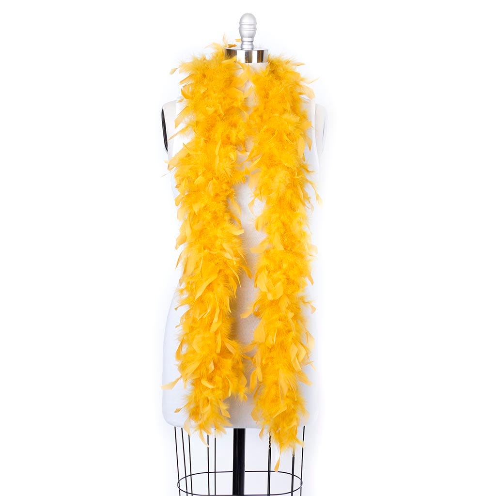 Chandelle Feather Boa - Lightweight - Marigold