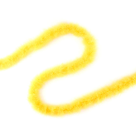 Thin Marabou Feather Boa - Gold