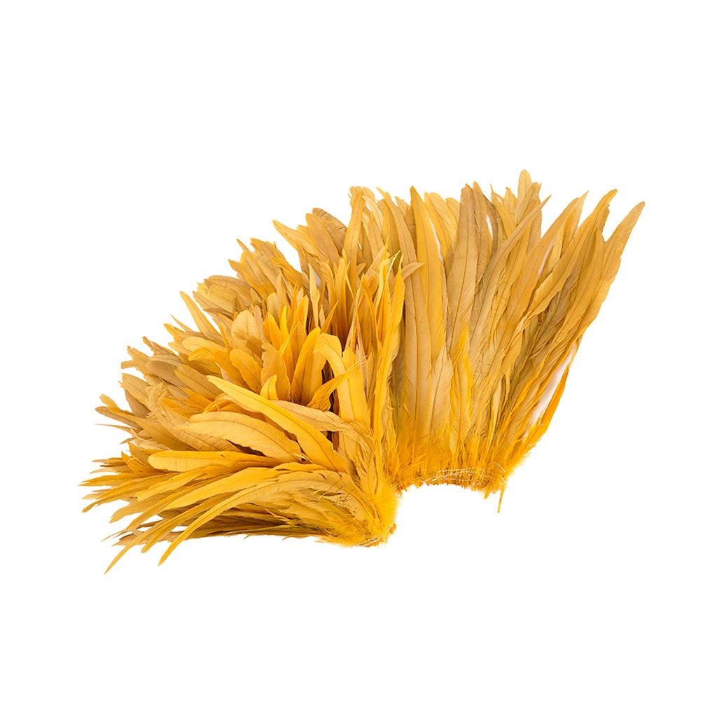 Rooster Coque Tails-Bleach-Dyed - Gold