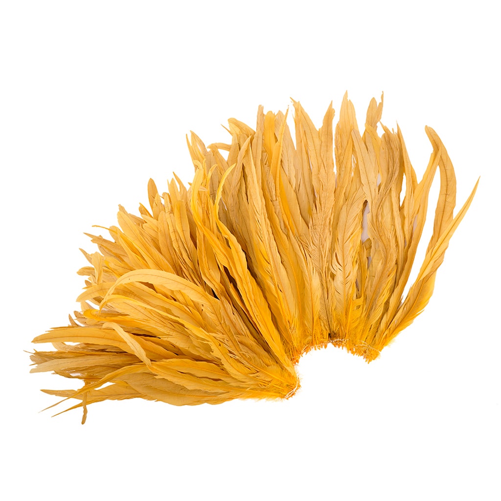 Rooster Coque Tails-Bleach-Dyed - Gold