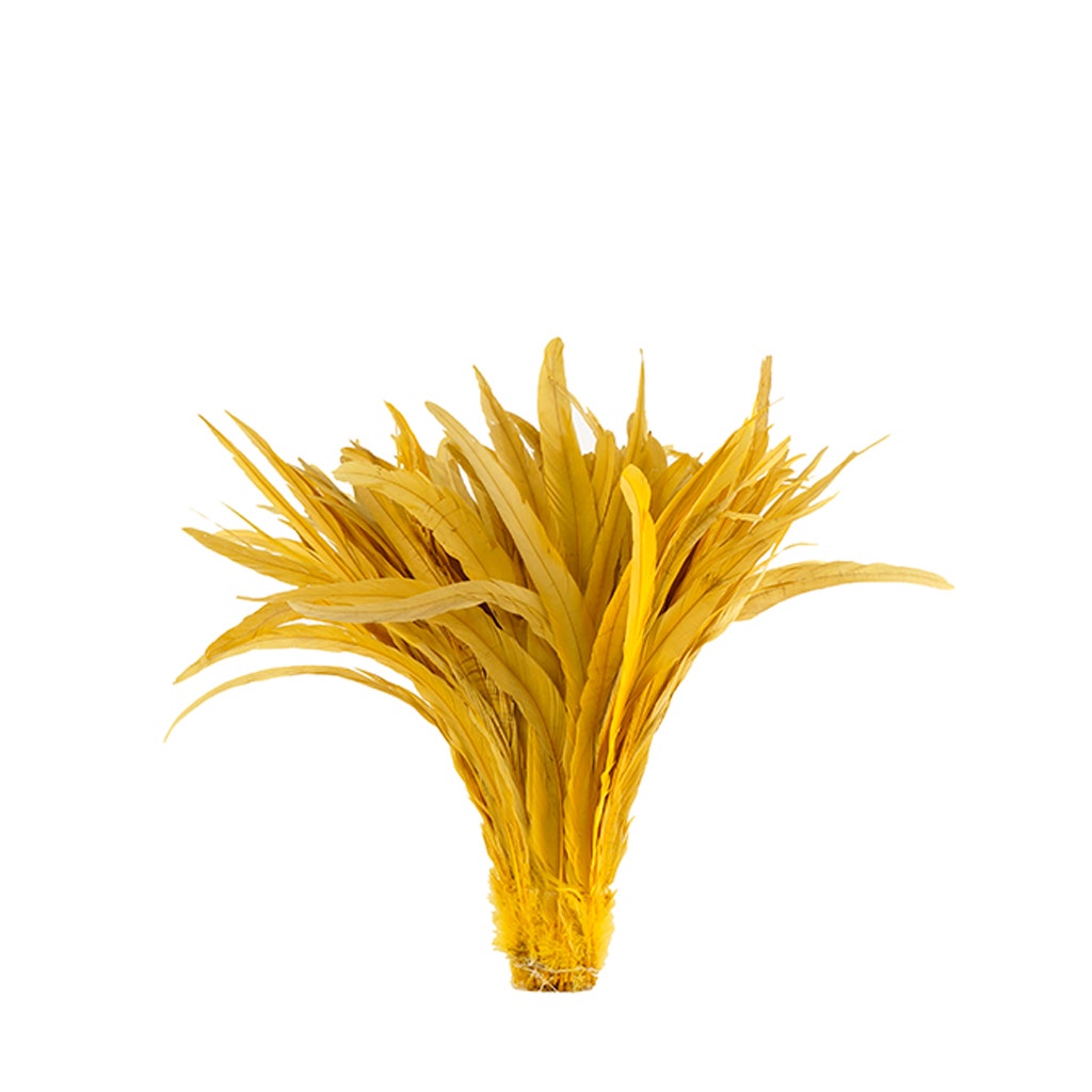 Rooster Coque Tails-Bleach-Dyed - Gold