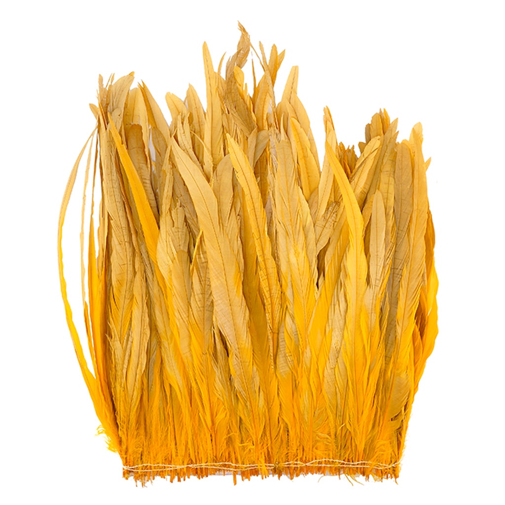 Rooster Coque Tails-Bleach-Dyed - Gold