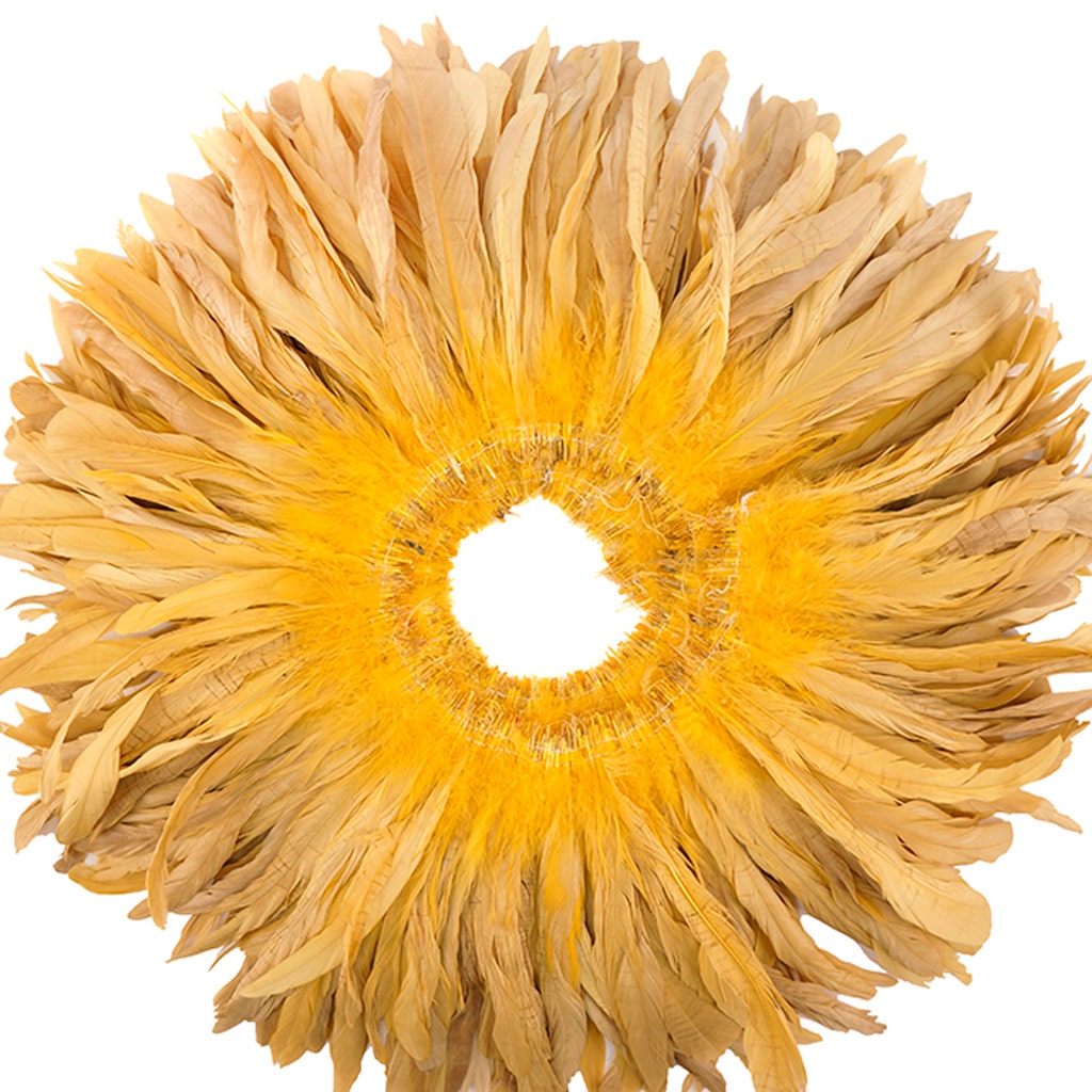Rooster Coque Tails-Bleach-Dyed - Gold