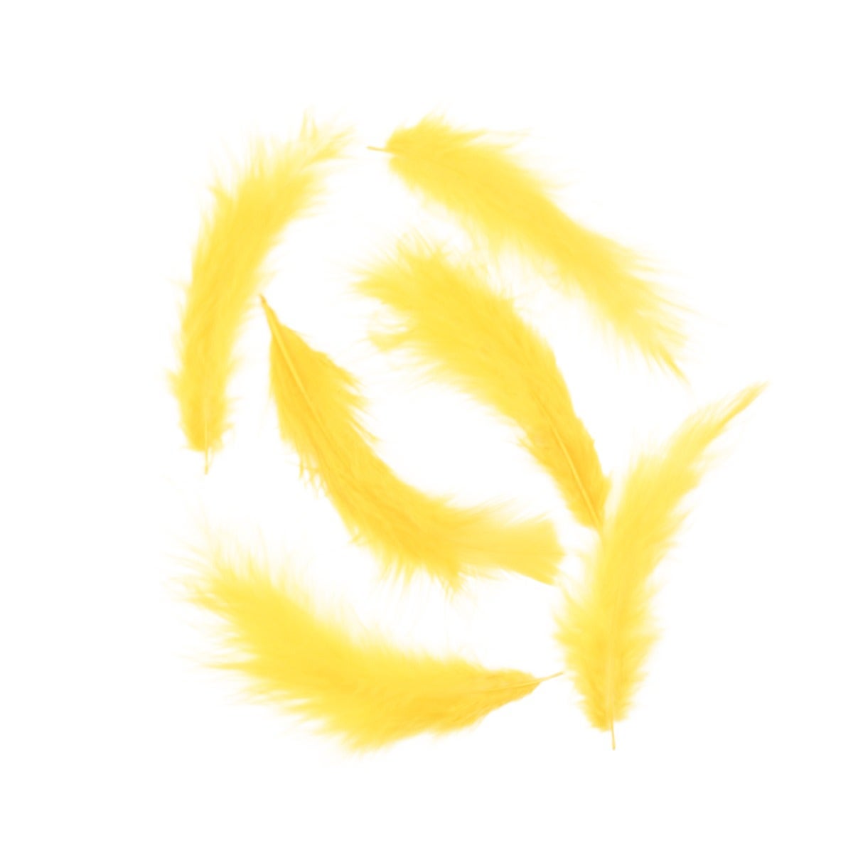 Loose Turkey Marabou Dyed - Gold