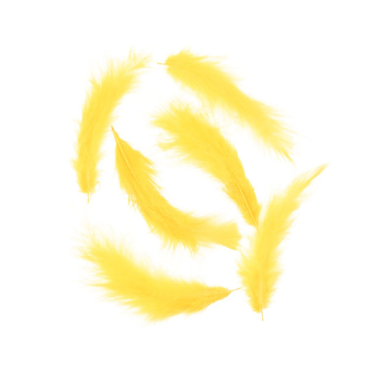 Loose Turkey Marabou Dyed - Gold