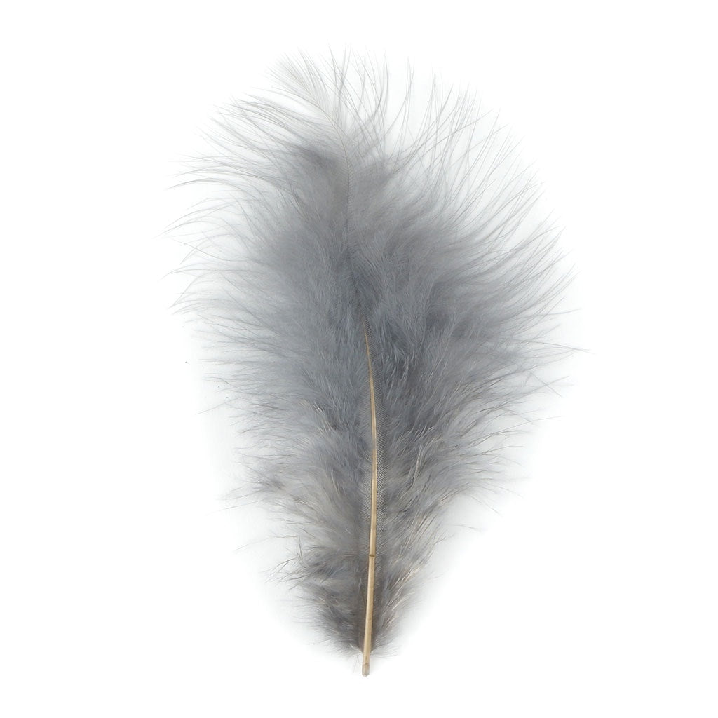 Turkey Marabou Dyed - Grey