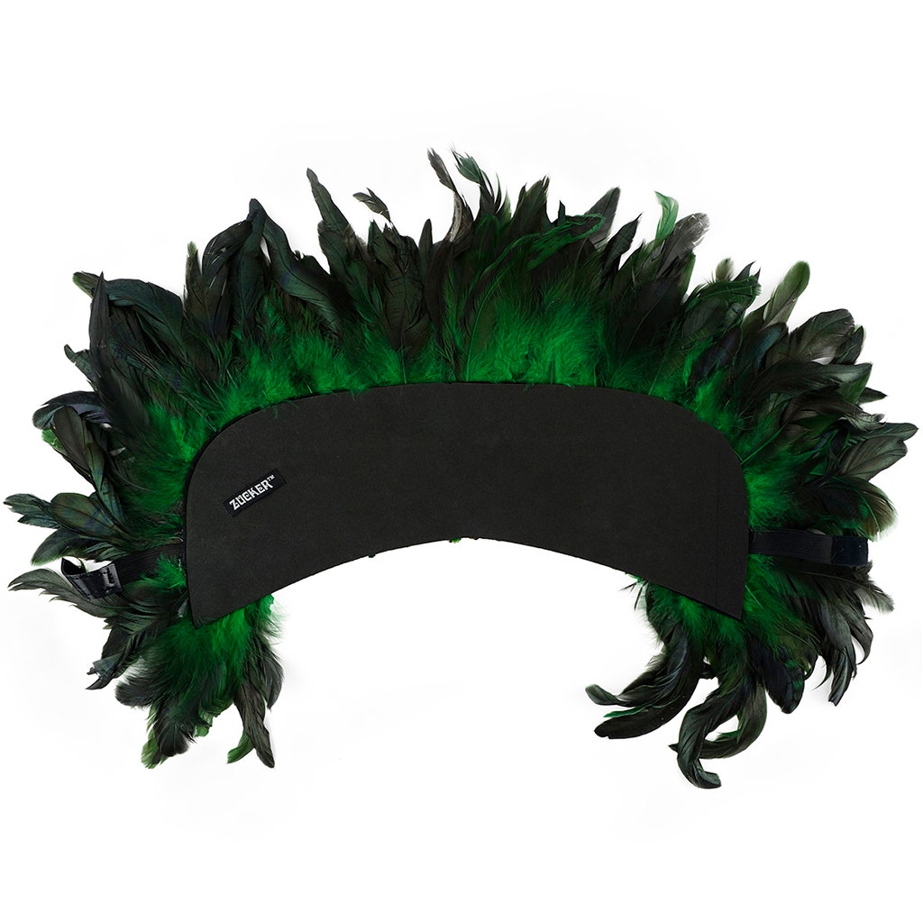 Spirit Carnival Feather Headdress - Kelly Green