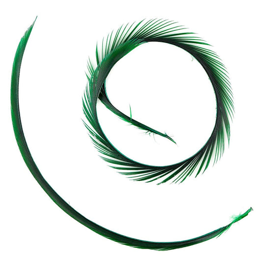 Goose Biot Feathers-Dyed - Kelly