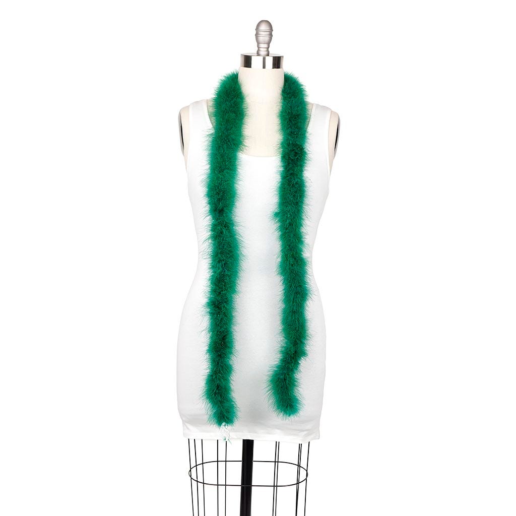 Marabou Feather Boa - Mediumweight - Hunter Green
