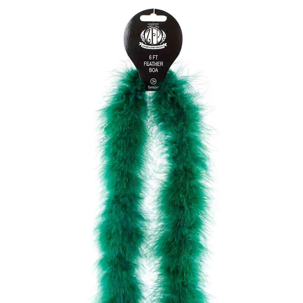Marabou Feather Boa - Mediumweight - Hunter Green