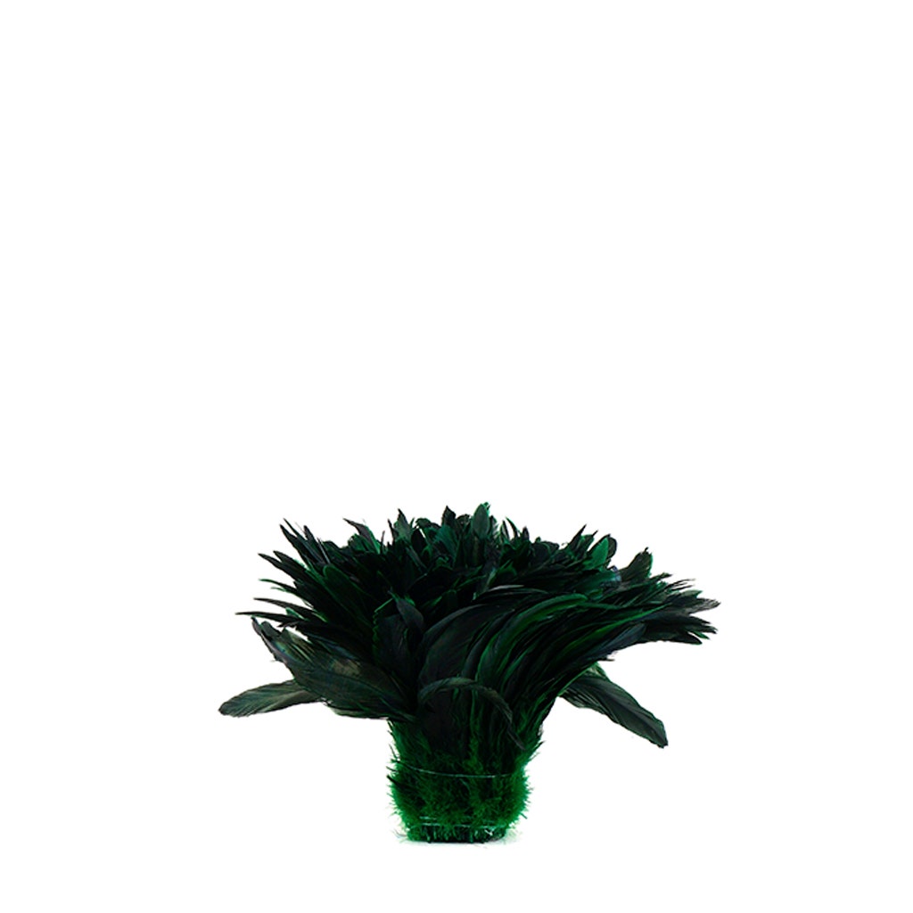 Rooster Coque Tails-Dyed - Kelly